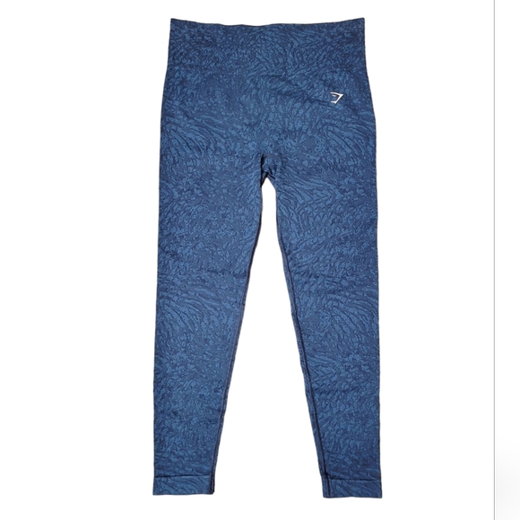 Gymshark Pants - Gymshark Seamless Leggings (L) - Navy